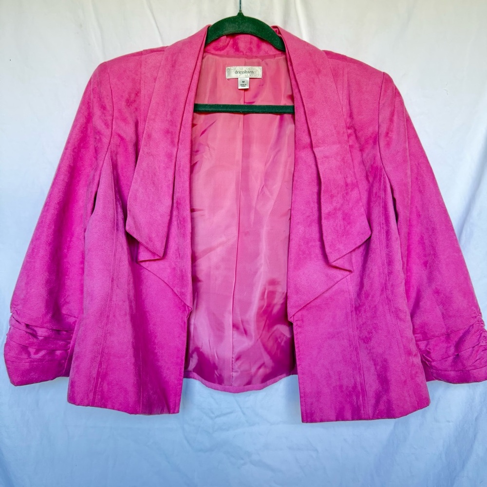 Dressbarn Fuchsia Blazer | M